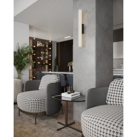 Kinkiet do łazienki Fayette LED 3000K 61cm czarny MaxLight