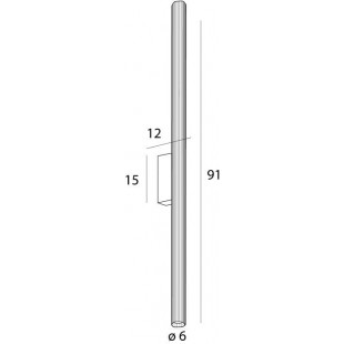 Kinkiet do łazienki Fayette LED 3000K 91cm złoty MaxLight