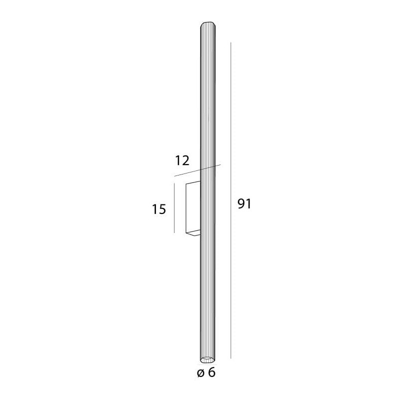 Kinkiet do łazienki Fayette LED 3000K 91cm złoty MaxLight