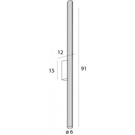 Kinkiet do łazienki Fayette LED 3000K 91cm złoty MaxLight