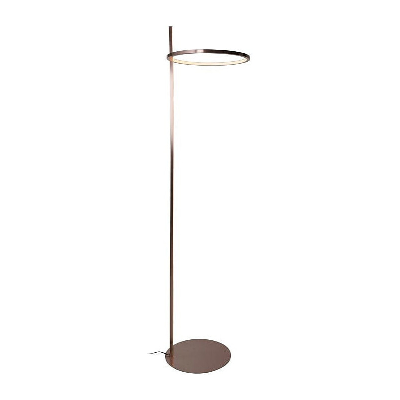 Lampa podłogowa nowoczesna Lozanna LED szczotkowany brąz MaxLight