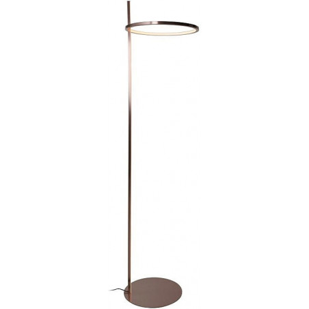 Lampa podłogowa nowoczesna Lozanna LED szczotkowany brąz MaxLight