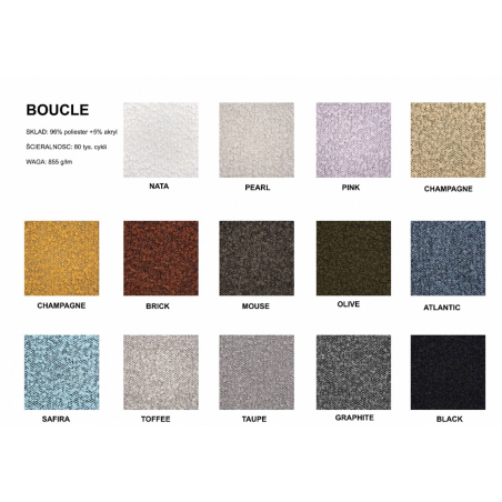 Krzesło tapicerowane designerskie Object077 toffee boulce NG Design