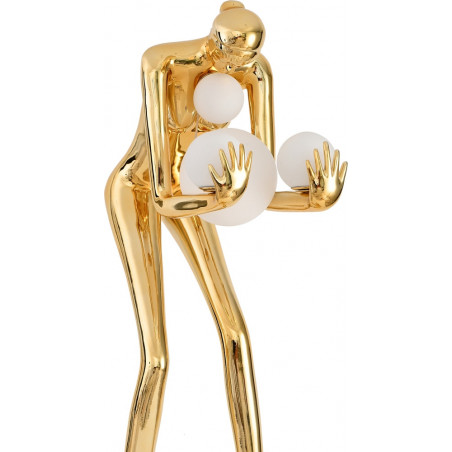 Lampa podłogowa WOMAN-2 GOLD złoty połysk 190 cm