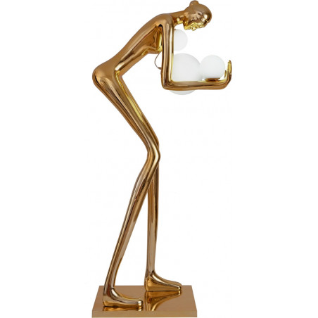 Lampa podłogowa WOMAN-2 GOLD złoty połysk 190 cm