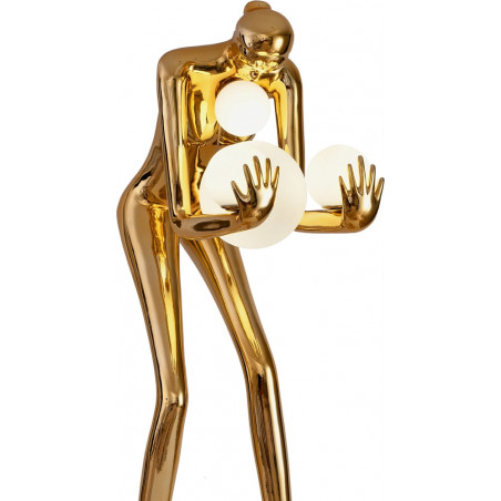 Lampa podłogowa WOMAN-2 GOLD złoty połysk 190 cm
