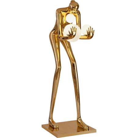 Lampa podłogowa WOMAN-2 GOLD złoty połysk 190 cm