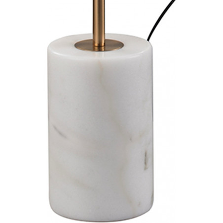Lampa podłogowa ze stolikiem VINCENT złota 146 cm