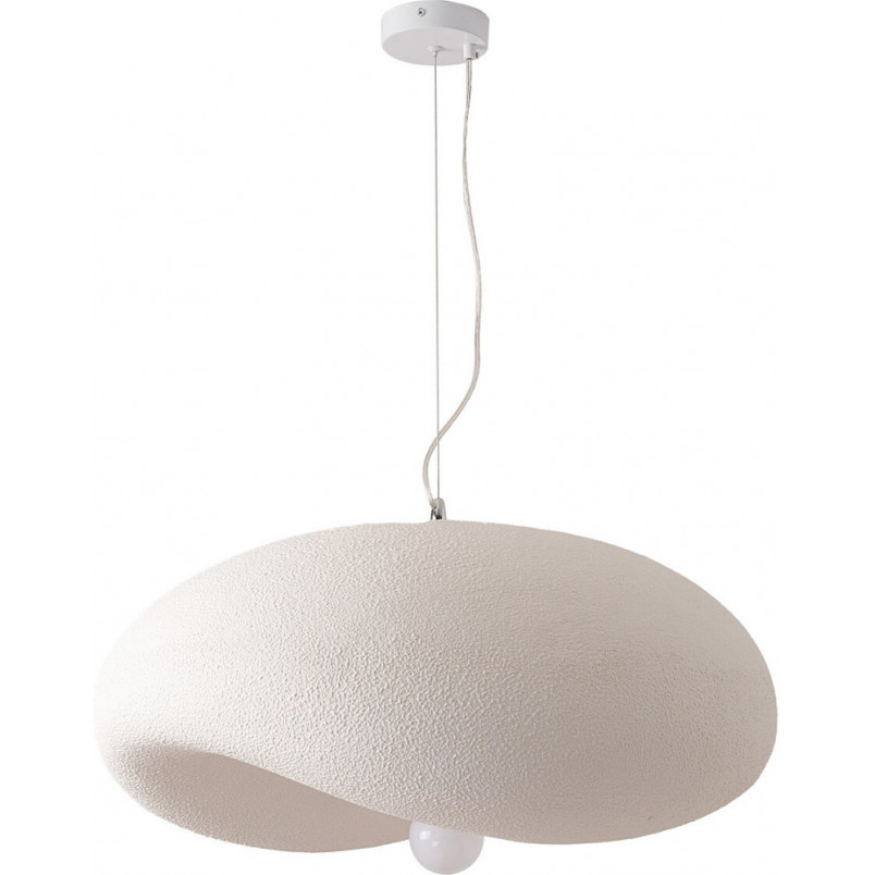 Lampa wisząca STONE FLAT biała 60 cm