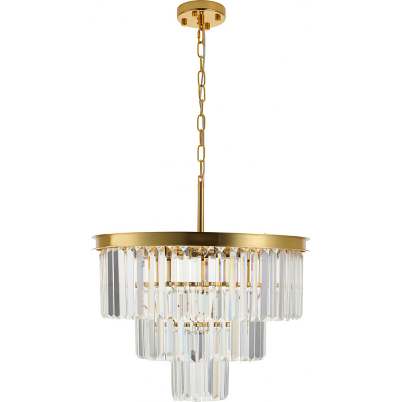 Lampa wisząca SPLENDORE złota 50 cm