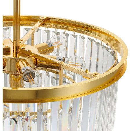 Lampa wisząca SPLENDORE złota 50 cm