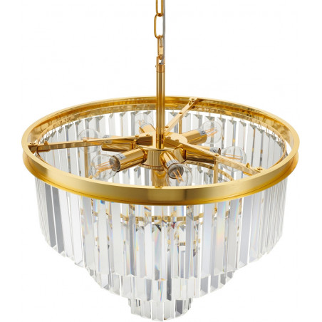 Lampa wisząca SPLENDORE złota 50 cm