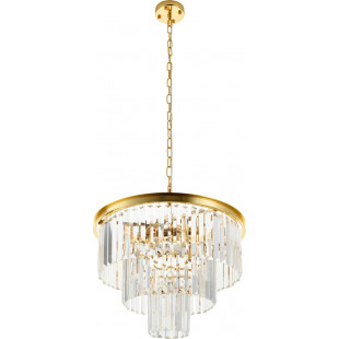 Lampa wisząca SPLENDORE złota 50 cm