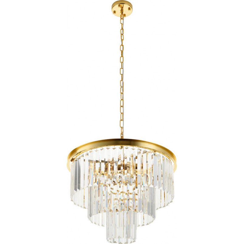 Lampa wisząca SPLENDORE złota 50 cm