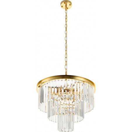 Lampa wisząca SPLENDORE złota 50 cm