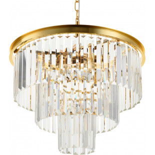 Lampa wisząca SPLENDORE złota 50 cm