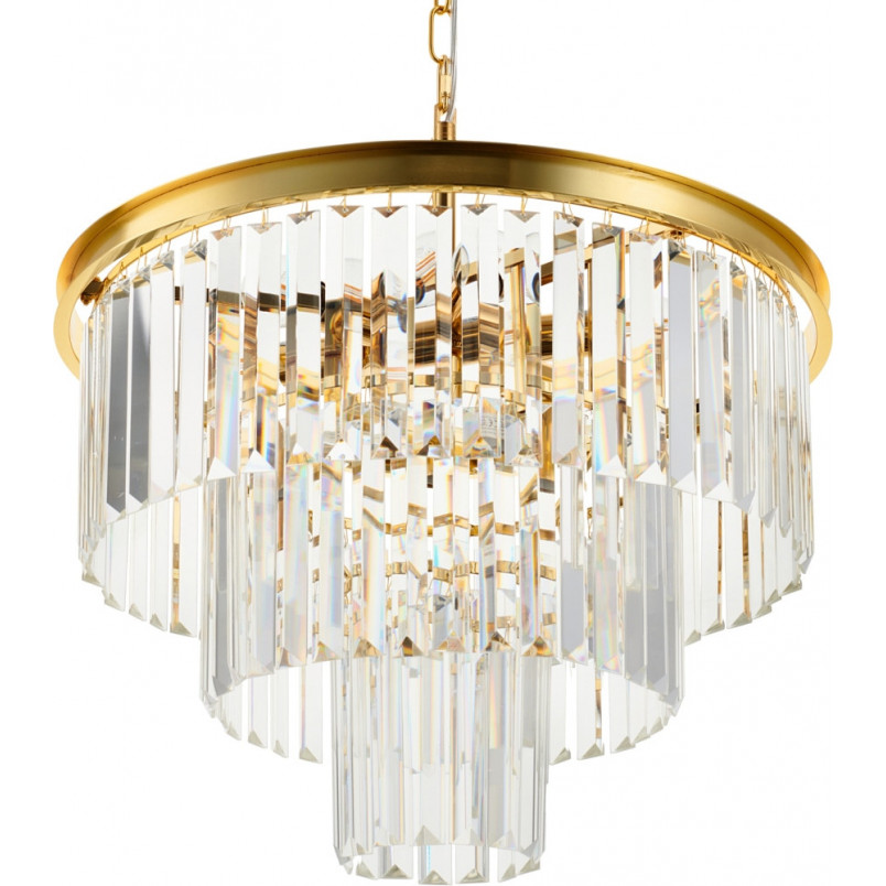 Lampa wisząca SPLENDORE złota 50 cm