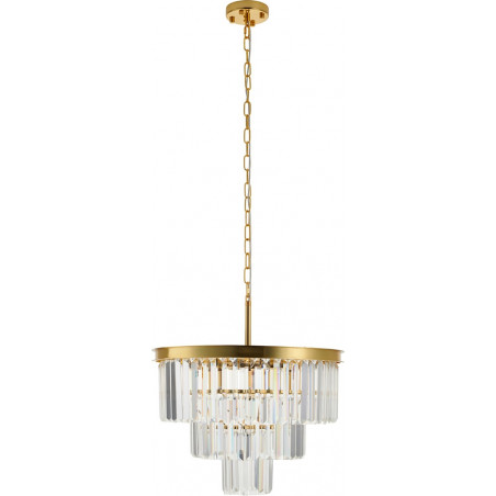 Lampa wisząca SPLENDORE złota 50 cm