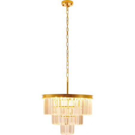 Lampa wisząca SPLENDORE złota 50 cm