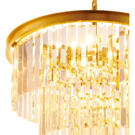 Lampa wisząca SPLENDORE złota 50 cm