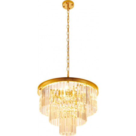Lampa wisząca SPLENDORE złota 50 cm
