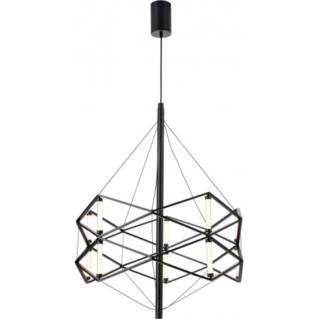 Lampa wisząca SPACE LED czarna 60 cm