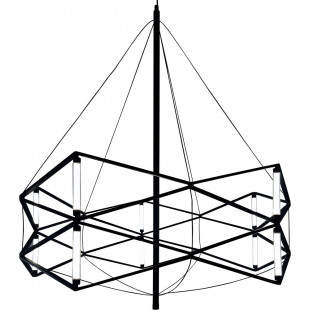 Lampa wisząca SPACE LED czarna 60 cm