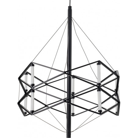 Lampa wisząca SPACE LED czarna 60 cm