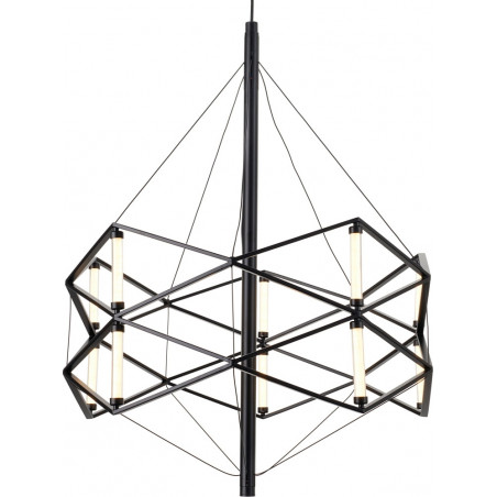 Lampa wisząca SPACE LED czarna 60 cm