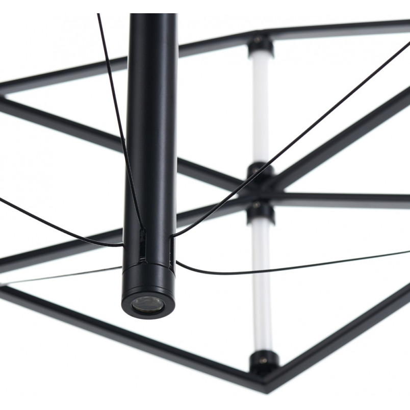 Lampa wisząca SPACE LED czarna 60 cm