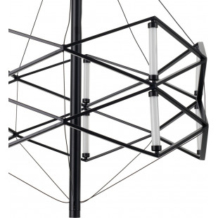 Lampa wisząca SPACE LED czarna 60 cm