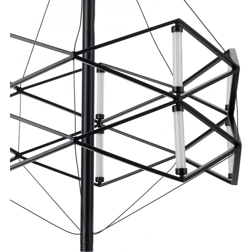 Lampa wisząca SPACE LED czarna 60 cm