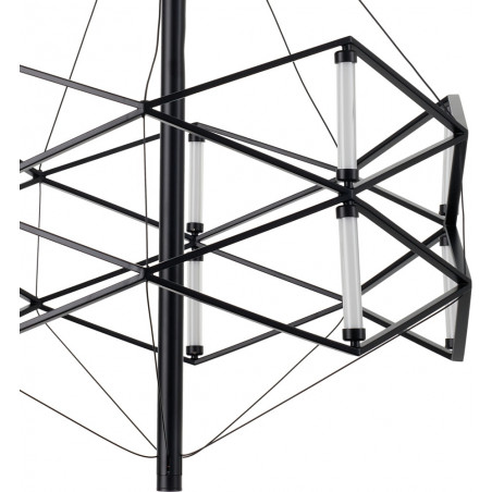 Lampa wisząca SPACE LED czarna 60 cm