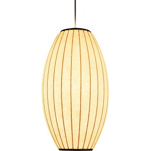 Lampa wisząca SILK BARREL biała 60 cm