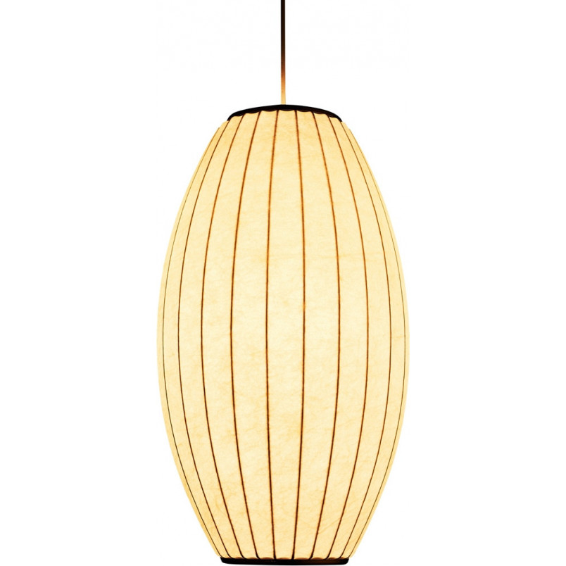 Lampa wisząca SILK BARREL biała 60 cm