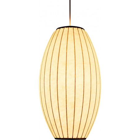 Lampa wisząca SILK BARREL biała 60 cm