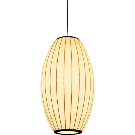 Lampa wisząca SILK BARREL biała 60 cm
