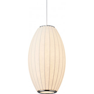 Lampa wisząca SILK BARREL biała 60 cm