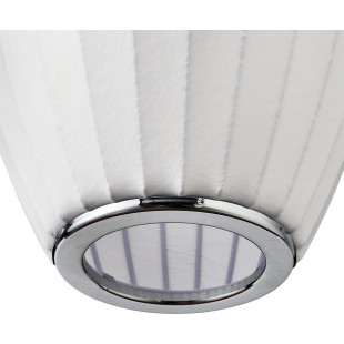 Lampa wisząca SILK BARREL biała 60 cm