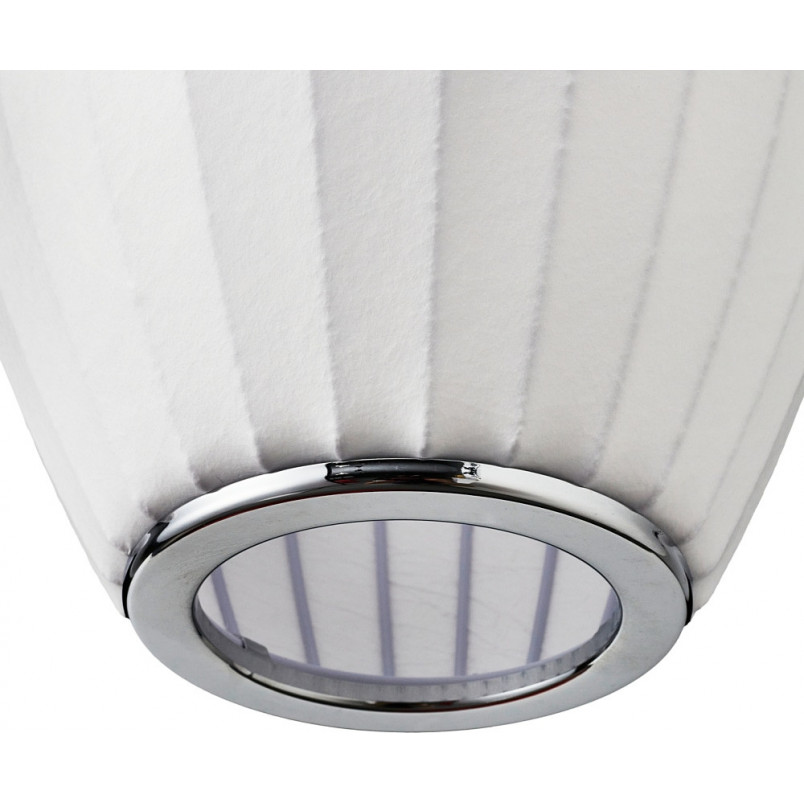 Lampa wisząca SILK BARREL biała 60 cm