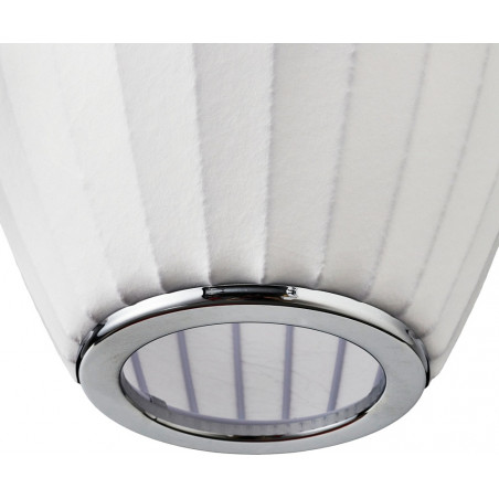 Lampa wisząca SILK BARREL biała 60 cm