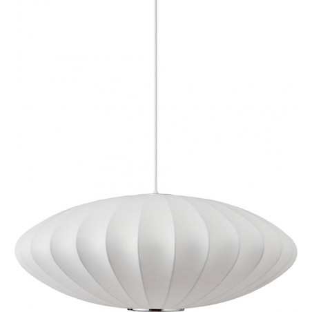 Lampa wisząca SILK FLAT biała 50 cm