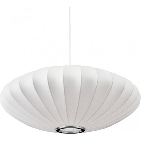 Lampa wisząca SILK FLAT biała 50 cm