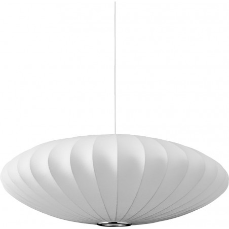 Lampa wisząca SILK FLAT biała 50 cm