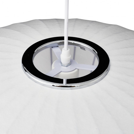 Lampa wisząca SILK FLAT biała 50 cm