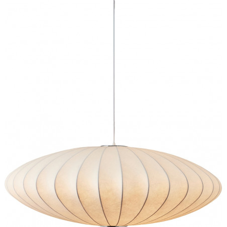 Lampa wisząca SILK FLAT biała 50 cm