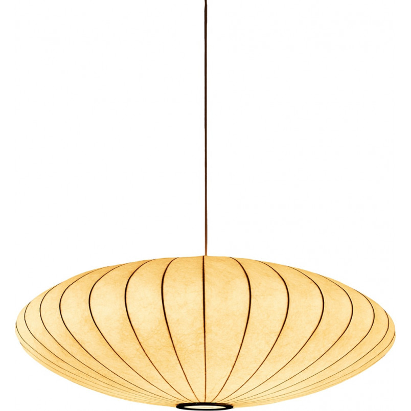 Lampa wisząca SILK FLAT biała 50 cm