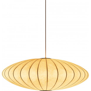 Lampa wisząca SILK FLAT biała 50 cm