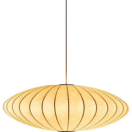 Lampa wisząca SILK FLAT biała 50 cm