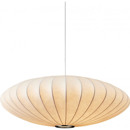 Lampa wisząca SILK FLAT biała 50 cm